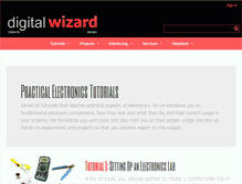Tablet Screenshot of digital-wizard.net